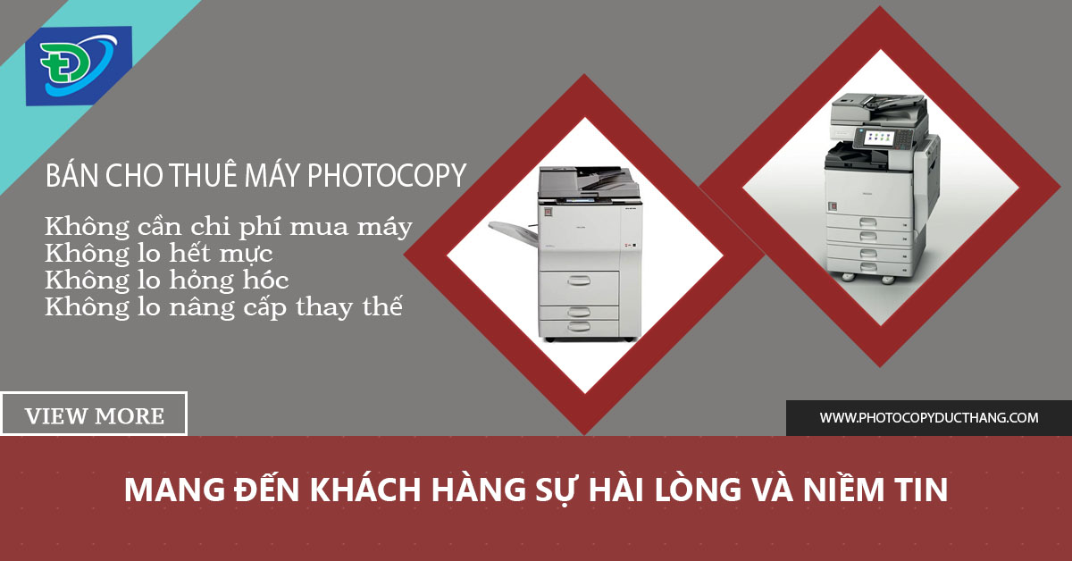 Báo giá dịch vụ thuê máy photocopy gửi khách hàng của đức thắng